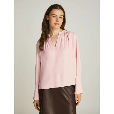 Immagine di Tommy Hilfiger SOFT V NECK Camicetta, Donna, Taglia: 42, Foggy pink