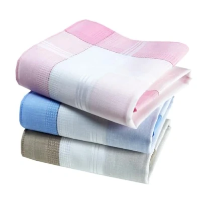 Immagine di Fazzoletti in tessuto da donna, 100% cotone pettinato, 35 x cm, 3 pezzi, modello P07