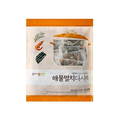 Immagine di Coreano secco intero acciughe e frutti di mare Kelp Pack per zuppa 320g (16g x 20)