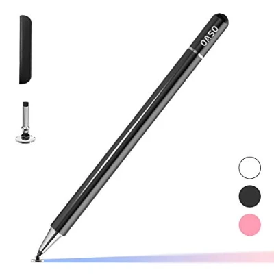 Immagine di Penna per Samsung, Matita Stilo Con Punta Pennino Capacitiva e Cappuccio Compatibile Tutti i Touchscreen Tavoletta, Universale Penne iPad,iPhone,Smartphone,Touchscreen Tablet