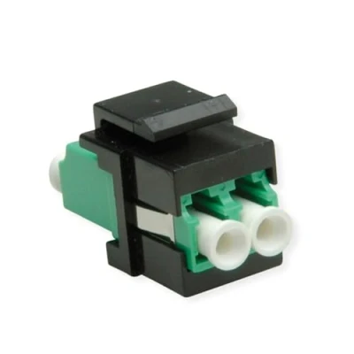 Immagine di ROLINE Keystone Adattatore in fibra ottica LC/LC Duplex, modalità singola, OS2, APC