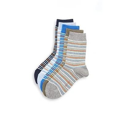 Immagine di ESPRIT Multi Stripe 5 Pack K SO cotone fantasia confezione di paia, Calzini Unisex Bambini, Multicolore (Sortiment 0030), 27 30
