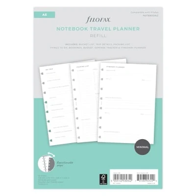 Immagine di Filofax Travel Planner Refill per notebook, formato A5