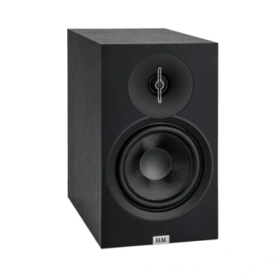Immagine di ELAC Debut DB63 BK Coppia di altoparlanti da scaffale, tweeter a cupola in alluminio 2,5 cm e woofer fibra aramidica 16,5 cm, Bass Reflex 2 vie, risposta 42 Hz 38 kHz