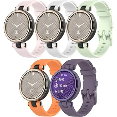 Immagine di Tyogeephy Cinturino per Garmin Lily, Morbido Silicone Sostituzione GPS Lily Smartwatch(No Tracker)