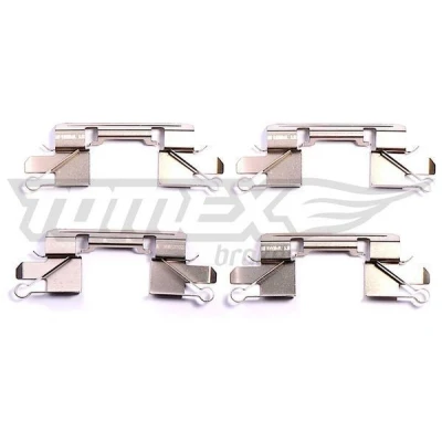 Immagine di TOMEX brakes TX 43 91 Kit accessori, Pastiglia freno Assale anteriore NISSAN: Pathfinder 3, NP300 Navara Pick up, NV200 / Evalia Bus