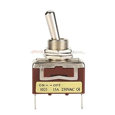 Immagine di 5pz 15A 250VAC Interruttore a Levetta Toggle Switch ON OFF 2 Posizione Pin Pulsante Bilanciere Posizioni