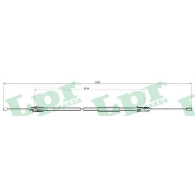 Immagine di LPR C0405B Cavo Freno 1480/1165 a disco