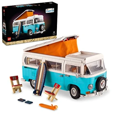 Immagine di LEGO Volkswagen T2 Camper Van 10279 Building Kit; Build a Displayable Model Version of The Classic (2,207 Pieces)