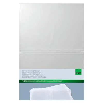 Immagine di Sigel Custodia doppia trasparente SM180 10 pz.