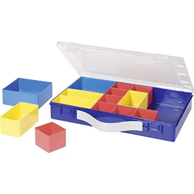 Immagine di Valigetta per minuteria (L x L A) 332 232 55 mm Hünersdorff Scomparti: 14 suddivisione variabile