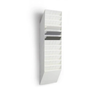 Immagine di DURABLE Flexiboxx 12 A4 orizzontale, espositore da parete, f.to comparti, 348x1140x95 mm, bianco (cod. #1709781010)