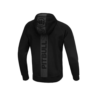 Immagine di PITBULL Felpa Uomo con Cappuccio Nero M West Coast Stafford Felpe Uomo, Cotone, Calda, Materiale Elastico E Interno Liscio