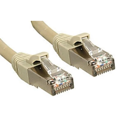 Immagine di LINDY 45585 RJ45 cavo di rete, patch CAT 6 S/FTP 5.00 m Grigio con protezione 1 pz.