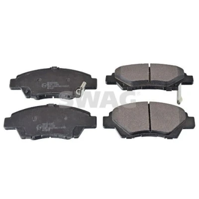 Immagine di SWAG 33 10 6410 Kit pastiglie freno Assale anteriore con segnalatore acustico usura HONDA: JAZZ 3, 4, Insight II Hatchback