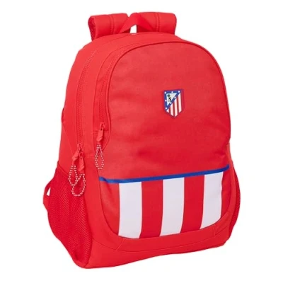 Immagine di Safta ATLETICO DE MADRID Zaino scuola per bambini, ideale bambini di diverse età, comodo e versatile, qualità resistenza, 32 x 16 44 cm, colore rosso, Estándar, Casual