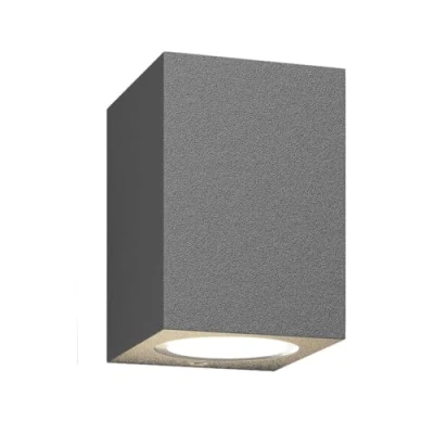 Immagine di applique da esterni &#039;Xava&#039; (Moderno) colore Nero, in Alluminio (1 luce, GU10) di Lucande applique, lampada LED esterni, outdoor per facciata/parete, terrazzo e