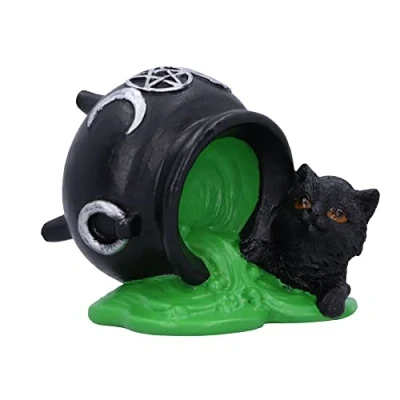 Immagine di Nemesis Now Ooops Statuetta per calderone, colore: nero, 8,7 cm
