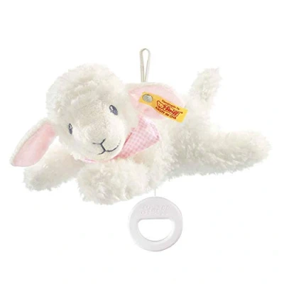 Immagine di Steiff 239649 Peluche Agnellino Musicale, Rosa, 25 cm