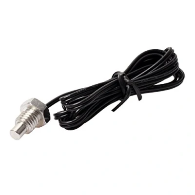 Immagine di BUIDI Sensore di Temperatura a termistore NTC 10K Cavo sonda filettato M8 1 m 2 3 Impermeabile