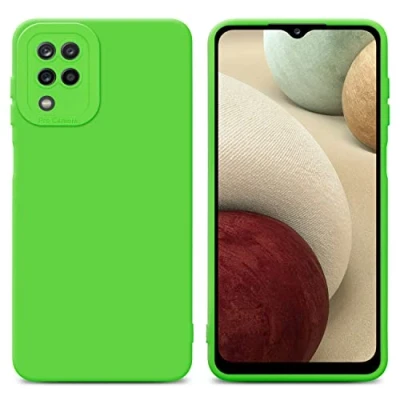 Immagine di Cadorabo Custodia compatibile con Samsung Galaxy A12 / M12 in FLUID VERDE Coperchio protettivo silicone TPU flessibile