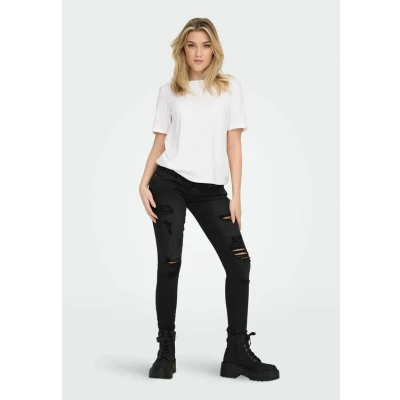 Immagine di ONLY Einfarbiges Tshirt basic, Donna, Taglia: XS, White
