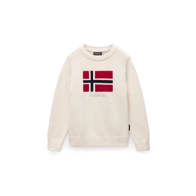 Immagine di Napapijri Dmura C Maglione per bambini, Taglia: 134 140, Beige dimity