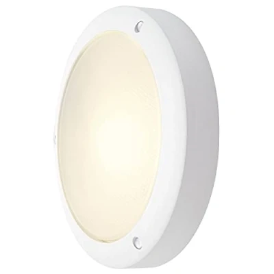 Immagine di SLV Bulan 229071 Lampada da parete per esterno a risparmio energetico, LED (monocolore) E14 60 W Bianco