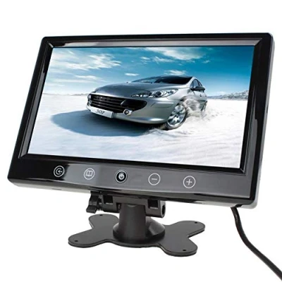 Immagine di PolarLander Car Monitor TFT LCD da 9 Pollici Styling per parcheggio Telecamera di retromarcia Auto Dvd VCR Poggiatesta HD