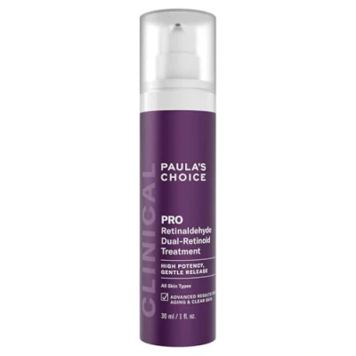 Immagine di Paula&#039;s Choice CLINICAL Pro Retinaldehyde Dual Retinoid Treatment Serum Viso Antirughe Migliora la Grana della Pelle e l’incarnato con Retinal &amp; Adapinoide Tutti i Tipi di 30 ml
