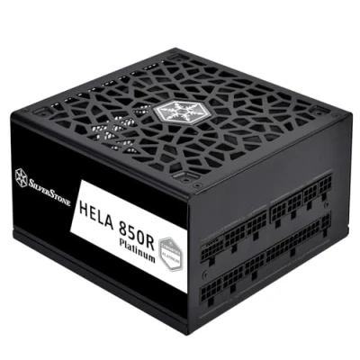 Immagine di SilverStone Technology HELA 850R Platinum Alimentatore ATX completamente modulare PCIe 5 80 Plus da 850 W, SST HA850R PMA