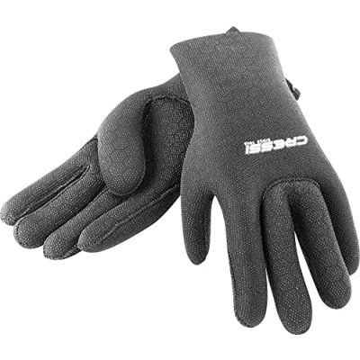 Immagine di Cressi High Stretch Gloves, Guanti in Neoprene Elastico 2.5 mm per Apnea e Immersioni, Unisex Adulto, Nero/Rosso, M