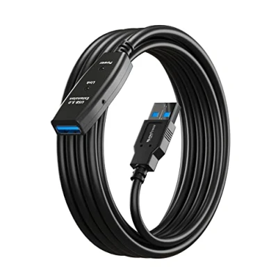 Immagine di MutecPower 7.5m Cavo prolunga con ripetitore attivo USB maschio a femmina 3.0 chipset estensione 7,5 metri