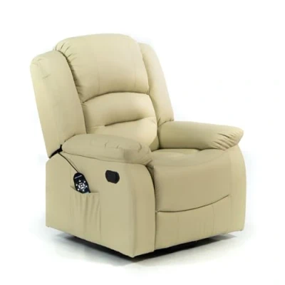 Immagine di ECO DE Poltrona Massaggiante Maximum 9 Massaggi Automatici, 5 Livelli Di Intensità, Calore Lombare, Con Funzione Massaggio Relax (Beige)