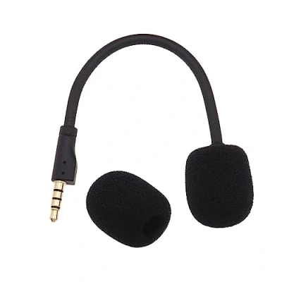 Immagine di ECSiNG Sostituzione Del Microfono Per Cuffia Da Gioco Con Copertura In Schiuma Compatibile Steelseries Arctis 1 Rimovibile Nero