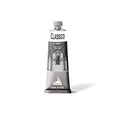 Immagine di Maimeri CLASSICO 60 ml, Extra feine Künstlerölfarbe, Farbton Zinkweiß