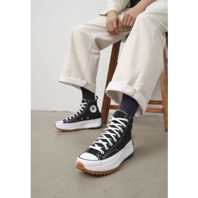 Immagine di Converse RUN STAR HIKE Sneakers alte, Taglia: 38, Black/white/gum Tessuto