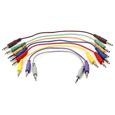 Immagine di Hosa CSS 830, Balanced Patch Cables, 1/4 in TRS to Same, 1 ft