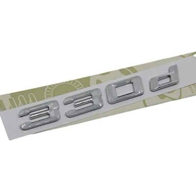 Immagine di E885 330d emblema 330 D scritta Badge auto adesivo 3D Car Sticker cromo decalcomania