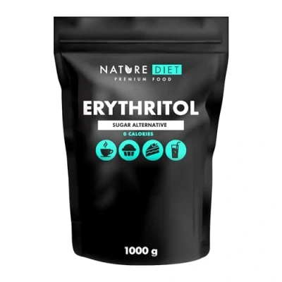 Immagine di Nature Diet Eritritolo 1000g Dolcificante Naturale Zero calorie Sostituzione dello zucchero sostituto