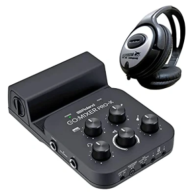 Immagine di Roland GO: Mixer Pro X interfaccia audio per dispositivi mobili + cuffie keepdrum