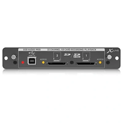Immagine di BEHRINGER X LIVE SCHEDA DI ESPANSIONE X32 PER REC/PLAYBACK A 32 CANALI SU SD/SDHC E INTERFACCIA MIDI USB