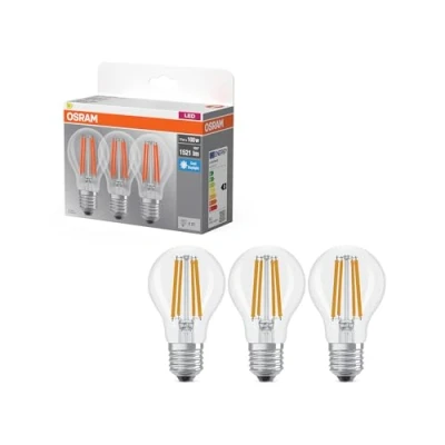 Immagine di OSRAM 4099854514197 LED (monocolore) ERP D (A G) E27 11 W Bianco luce del giorno 3 pz.
