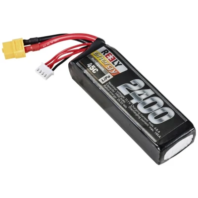 Immagine di Reely Batteria ricaricabile LiPo 11.1 V 2400 mAh Numero di celle: 3 45 C Softcase XT60H