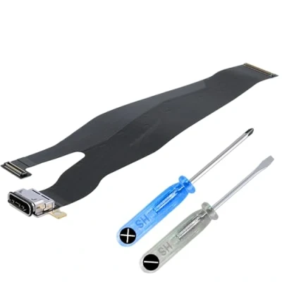 Immagine di MMOBIEL Connettore Dock Compatibile con Huawei P20 Pro 2018 Presa di Ricarica USB C Audio Jack/Microfono/Antenna Ricambio Incl. Cacciaviti