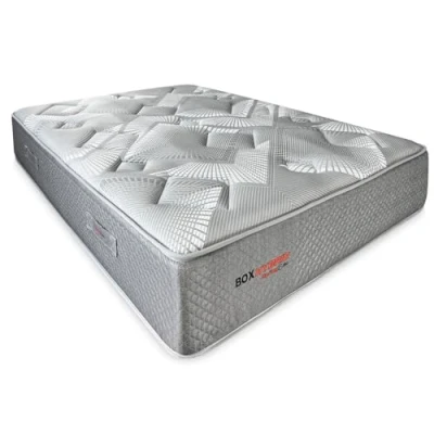 Immagine di Duérmete Online Materasso viscoelastico Hybrid Box con Nucleo a Molle insacchettate, Spessore 26 cm, Memory Foam, Bianco, 135 x 190 cm