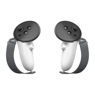 Immagine di PRISMXR Impugnature Grip straps per controller compatibili con Meta Quest 3S/Quest 3, Cinturino da polso morbido regolabile adatto a mani di diverse dimensioni, in microfibra morbida