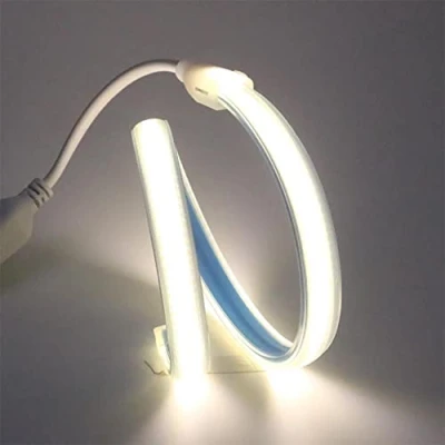 Immagine di 220V COB Striscia LED 0.5M 280 leds/m Super Luminous Strip, IP67 Strisce 50CM 4000K per Interno Esterno (Bianco, 0,5)