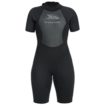 Immagine di Trespass Immersione Subacquea, Muta Corta da Donna Scuba Dive 3 mm Nero, XS