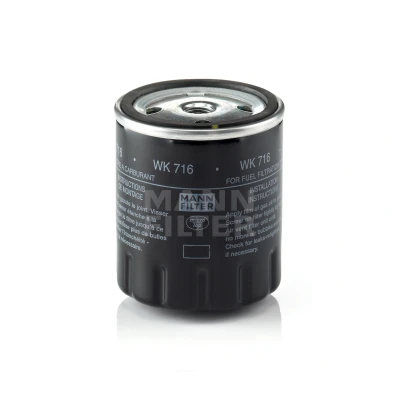 Immagine di MANN FILTER WK 716 Filtro Carburante ad avvitamento MERCEDES BENZ: MB 100 Camion pianale/Telaio, T1 W123 Station Wagon